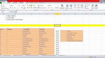 Video 01 Choose Function