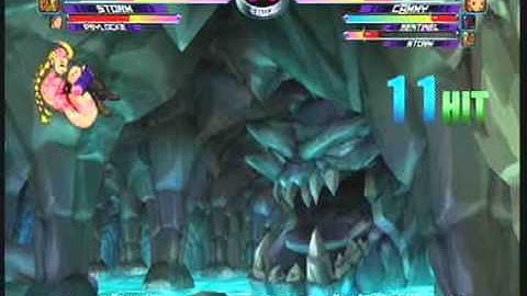 MvC2: Cammy/Sent 130% Sequence by New Approach II