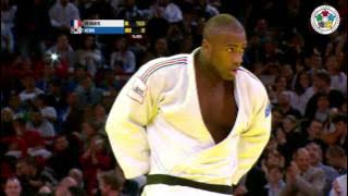 Judo Grand Slam Paris 2013: Final  100kg   RINER, Teddy (FRA) -  KIM, Sung-Min (KOR)