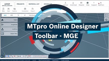 [DE] MTpro Online Designer - Symbolleiste Aluminium-Profilbaukasten