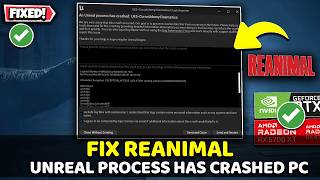 Fix REANIMAL UE-Everholm GPU Crash Dump Triggered | Unreal Process Has Crashed PC