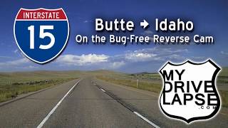 Montana Dashcam: I-90 & I-15 from Butte to Idaho: Rearview