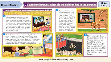 Grade5 English Module 4 Reading Time