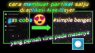 How to make the super simple snow particle effect😍   synced to the music beat || that once went v...