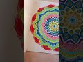 🎨 Watch This Mandala Come to Life! #ArtShorts #satisfyingvideo #relaxingmandalaart
