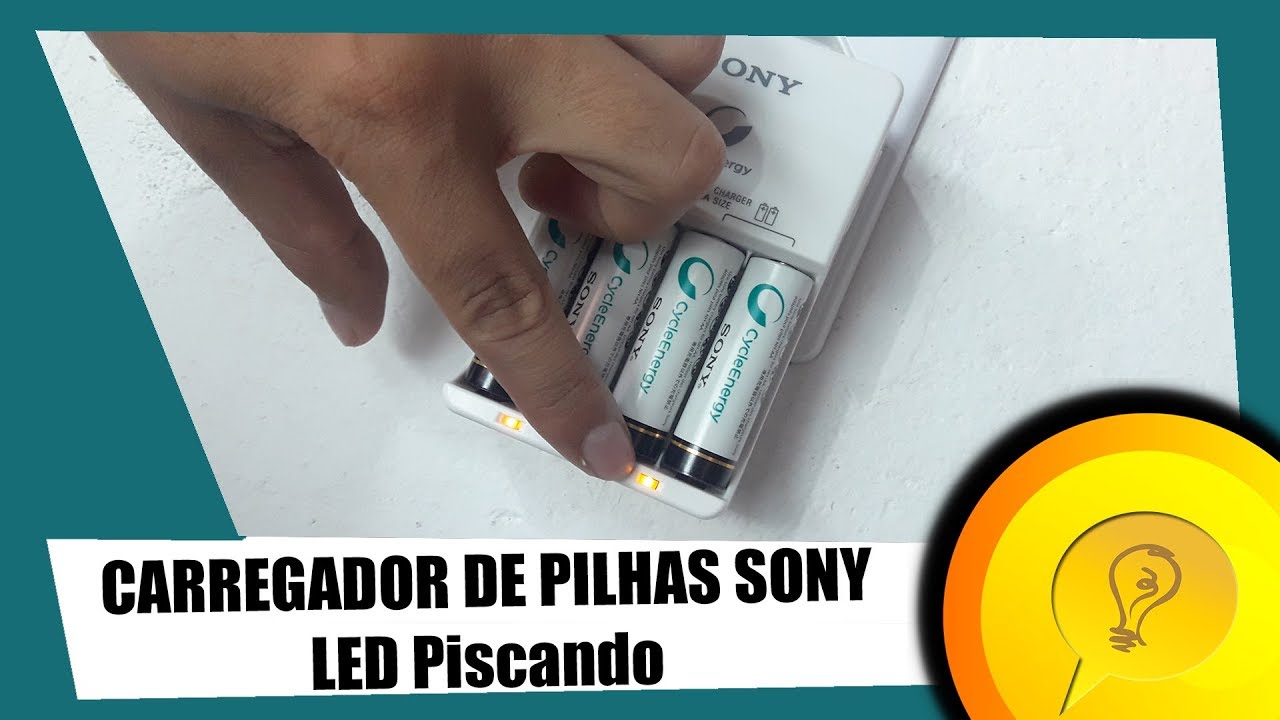 Without rejection All the time 🔸 Carregador de Pilhas Sony ⁞ Motivos do LED esta Piscando repetidamente (  PT - BR ) #DicasParaVocê - YouTube