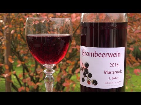 Brombeerwein selber machen