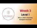 Week 3 - STLs 2, Sort & Compare Functions - Level 1 - 2024 Round 2