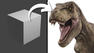 T - Rex 3D Character Test Animation - Jurassic Park