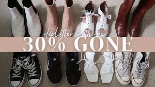 I GOT RID OF 30% OF MY SHOES | Capsule Wardrobe Declutter