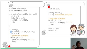 Aula 11 - 4 - Passagem de Vetor como Parâmetro de Função