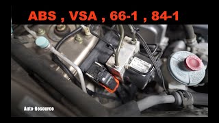 HONDA CRV ABS VSA Codes 661 , 841