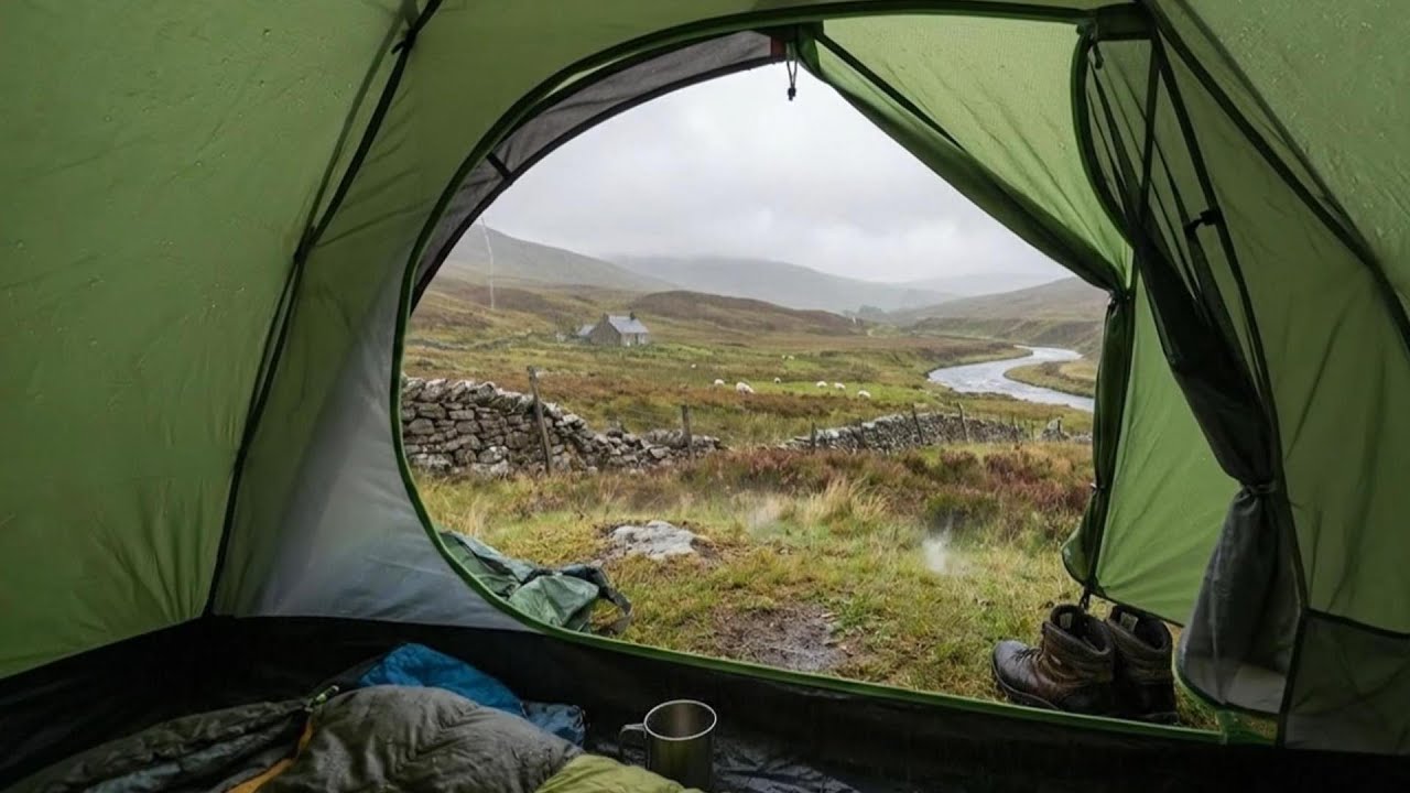Heavy Rain on Tent I 1 Hour Rain Sounds