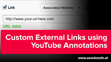 Create External Links in Your Video Annotations