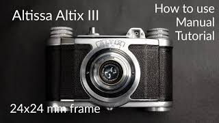 Altissa Altix III 24x24mm review - 35mm manual camera - square frame crop