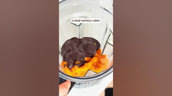 Čokoládová pěna jen ze dvou ingrediencí