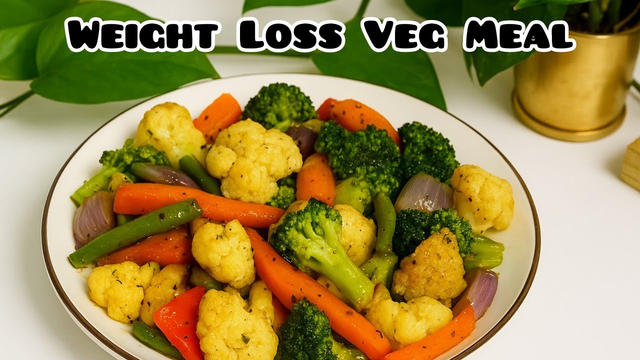 Healthy Veg Stir-Fry in 5 Minutes | Low-Oil Garlic Sauté | Weight Loss Dinner @NutriPleasure 