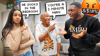 Asking My Boyfriend's MOM To Help Him With His Bedroom Performance! *GETS CRAZY*