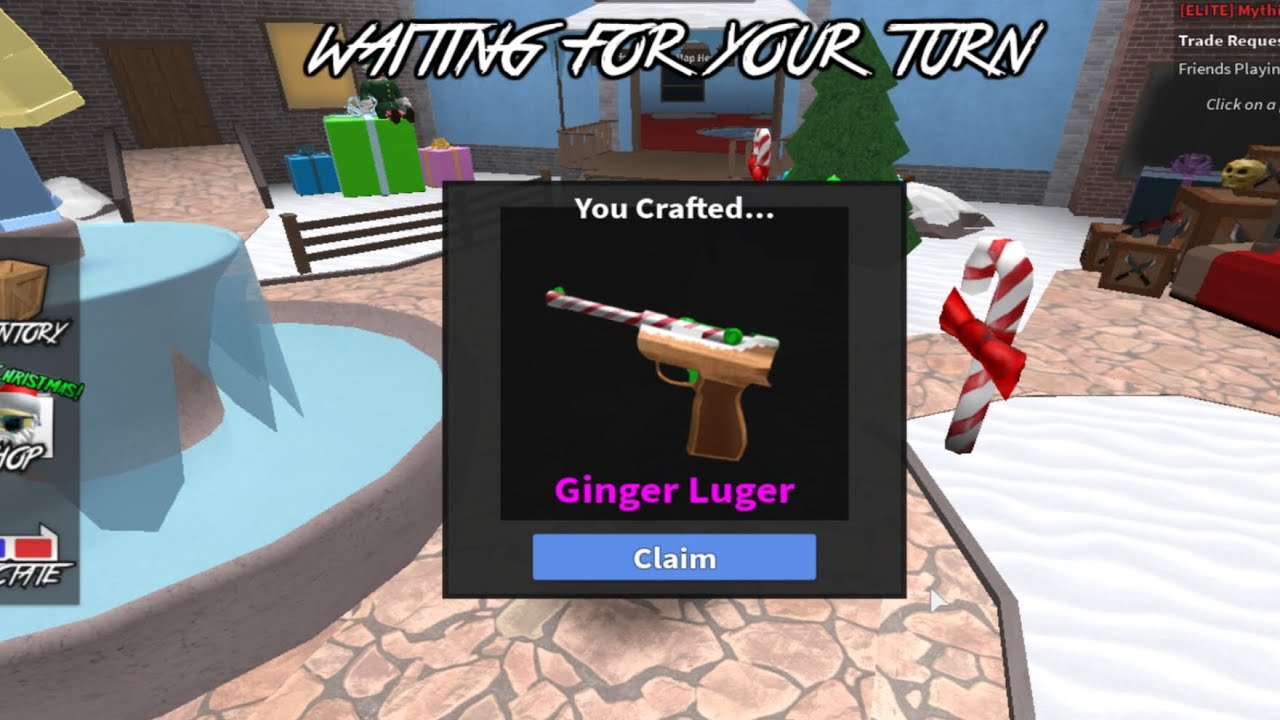 Crafting Ginger Luger Murder Mystery 2 Youtube - luger roblox mm2