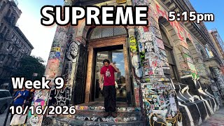 SUPREME Week 9 10/16/2026 5:15pm