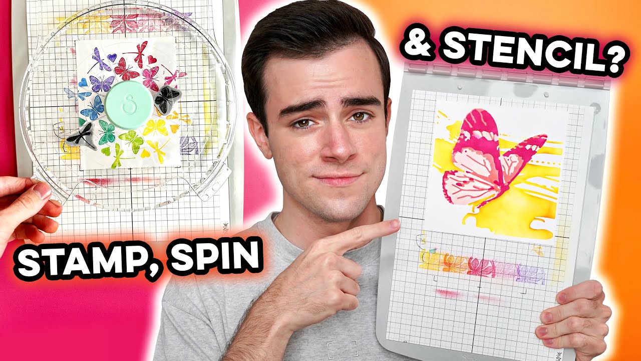 磁気ガラス工作マット、シジックス・ラップドジャーナル、スタンプ位置決めツール Sizzix Stencil & Stamp Tool: Gimmick or Gamechanger?🤔 - YouTube