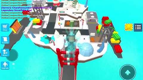 Icicle barrage (OP skill Roblox Super Power Fighting Simulator)