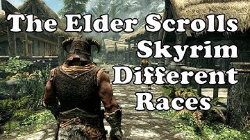 Different Races in The Elder Scrolls : Skyrim Legendary Edition PC