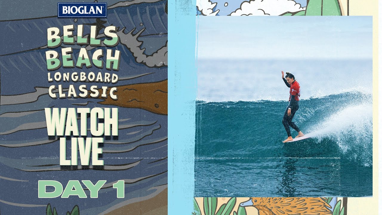 🔴 LIVE - Bioglan Bells Beach Longboard Classic 2025 - Day 1