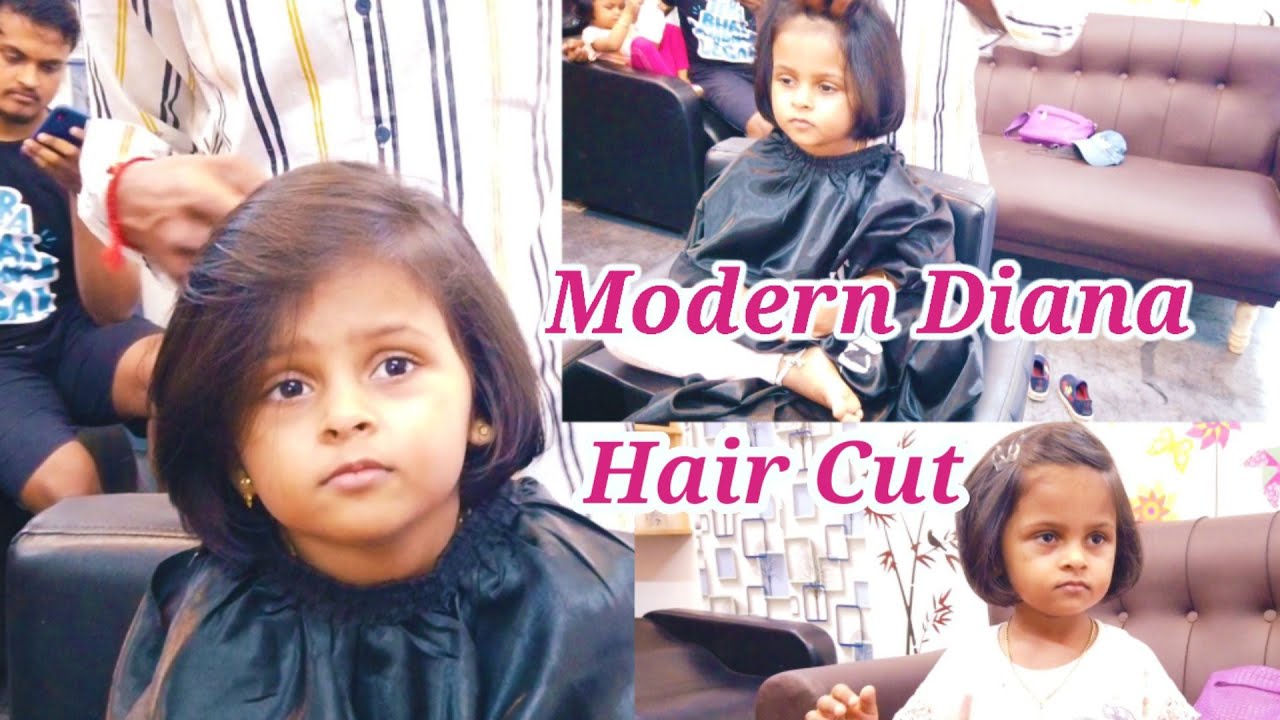 Modern Diana hair cut | Baby Girl Hair cut 2021 | Toddler hair ...