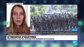 Ethiopia fighting: Number of refugees fleeing to Sudan surpasses 20,000