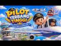 Pilot Terbang Tinggi Bersama Zuni dan Zuna | Lagu Anak tentang Pilot Pemberani