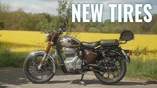 Royal Enfield Classic 350 Bridgestone BT46 Tire Test Ride