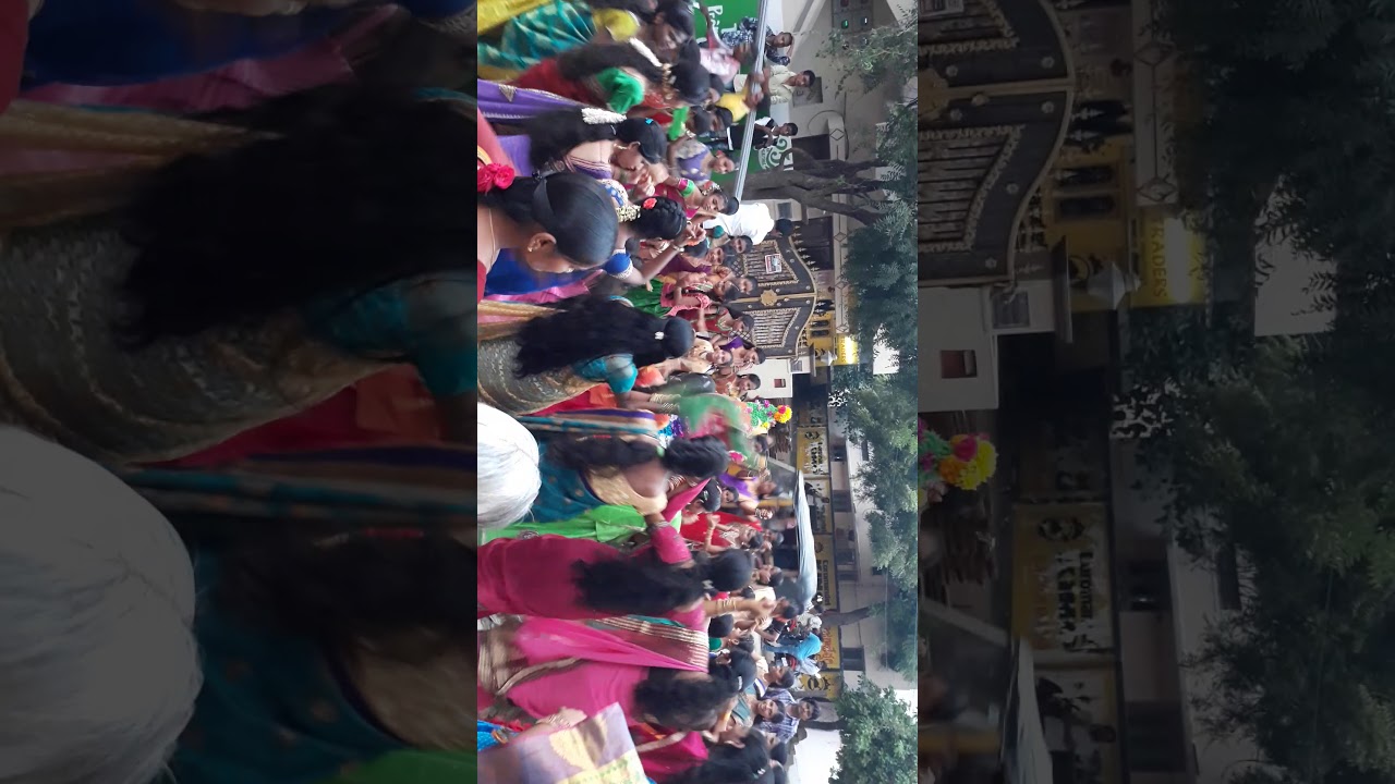 Bathukamma festival Dasara vishwa shanthi high school aravind nagar ramanthapur hyd 500013