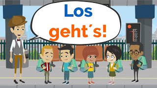 Deutsch lernen | Die Klassenfahrt | Wortschatz und wichtige Verben
