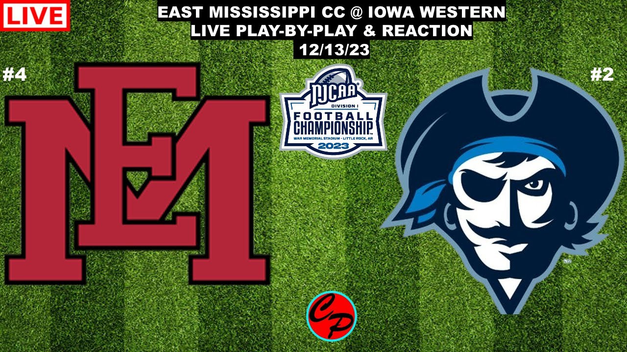 east-mississippi-cc-vs-iowa-western-njcaa-d1-football-chmapionship-live