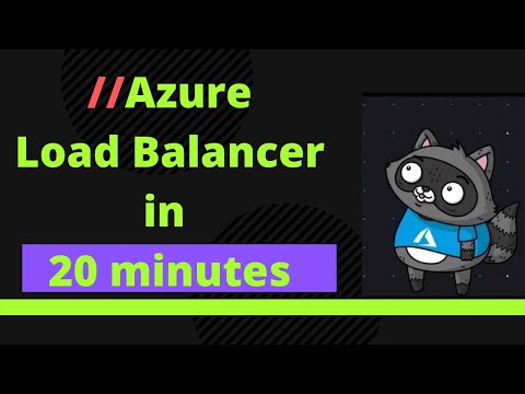 Azure load balancer in 20 minutes