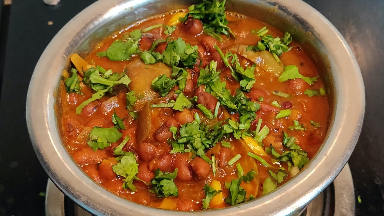 Red Lobia Curry..!!! Karamani Puli Kulambu..!!! Thattapayiru Kulambu..!!! புளி குழம்பு | Dakshin Food  - Tamil