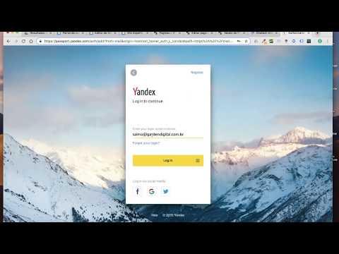 Vídeo: Como Alterar A Senha Em Uma Caixa De Correio No Yandex