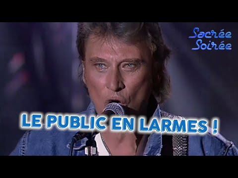 Johnny Hallyday émeut le public de Sacrée Soirée !