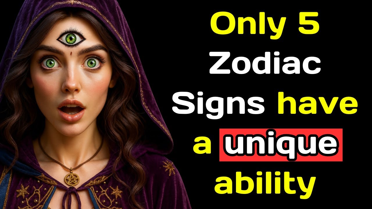 Incredible Intuition. Only 5 Zodiac Signs have a unique ability. - YouTube