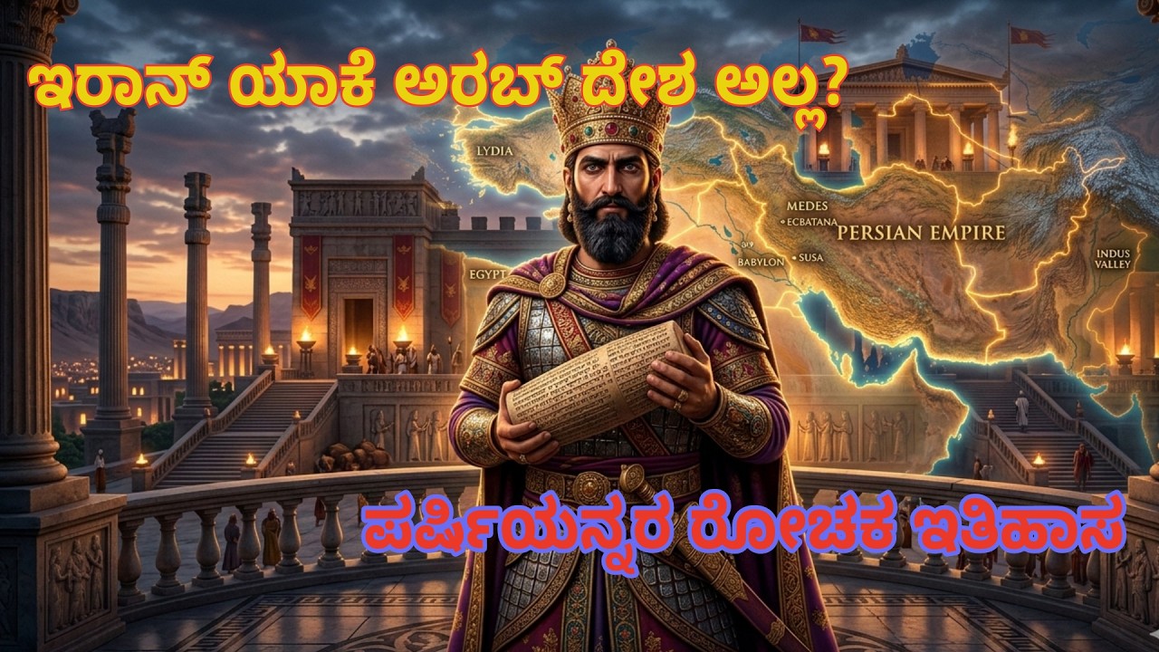 ಇರಾನ್ ಯಾಕೆ ಅರಬ್ ದೇಶ ಅಲ್ಲ?   ಪರ್ಷಿಯನ್ನರ ರೋಚಕ ಇತಿಹಾಸ!!...