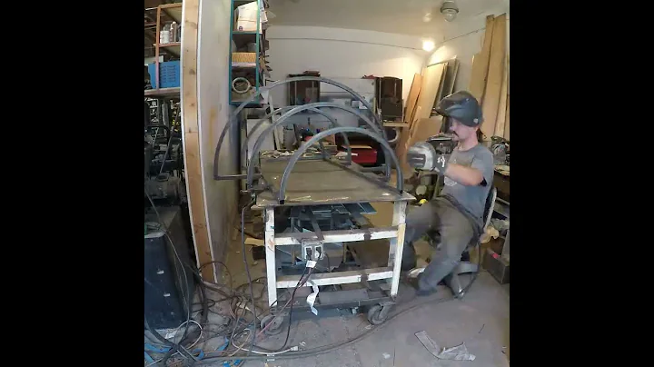 Creation of Chandelier Alley sculpture by Micah Gr...