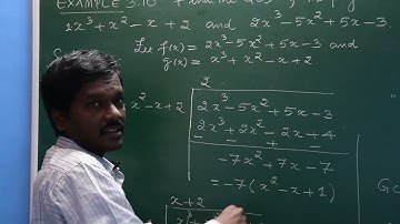 CLASS X MATHEMATICS TN SAMACHEER CHAPTER 3 ALGEBRA, GCD & LCM OF POLYNOMIALS, Example 3.10 Solved