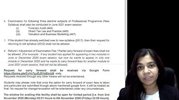 [ICSI Latest Announcement] How to Opt Out - Dec 2020 attempt | When is Last Attempt of Old Syllabus?