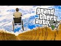 KOMİK ARABALARLA DÜNYANIN EN DİK RAMPASINDAN ATLAMAK!! (GTA5 MOD)