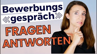 Deutsch lernen: Bewerbungsgespräch │ Wichtige Fragen und Antworten │ Deutsch sprechen B2 C1 C2 screenshot 5