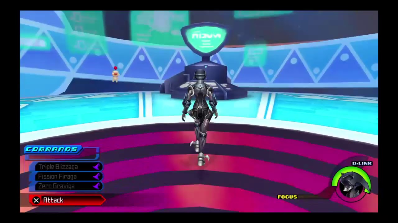 Kingdom Hearts Birth by sleep Final mix Battle Battles: VS Iron Imprisoner