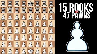 15 Rooks Vs. 47 Pawns
