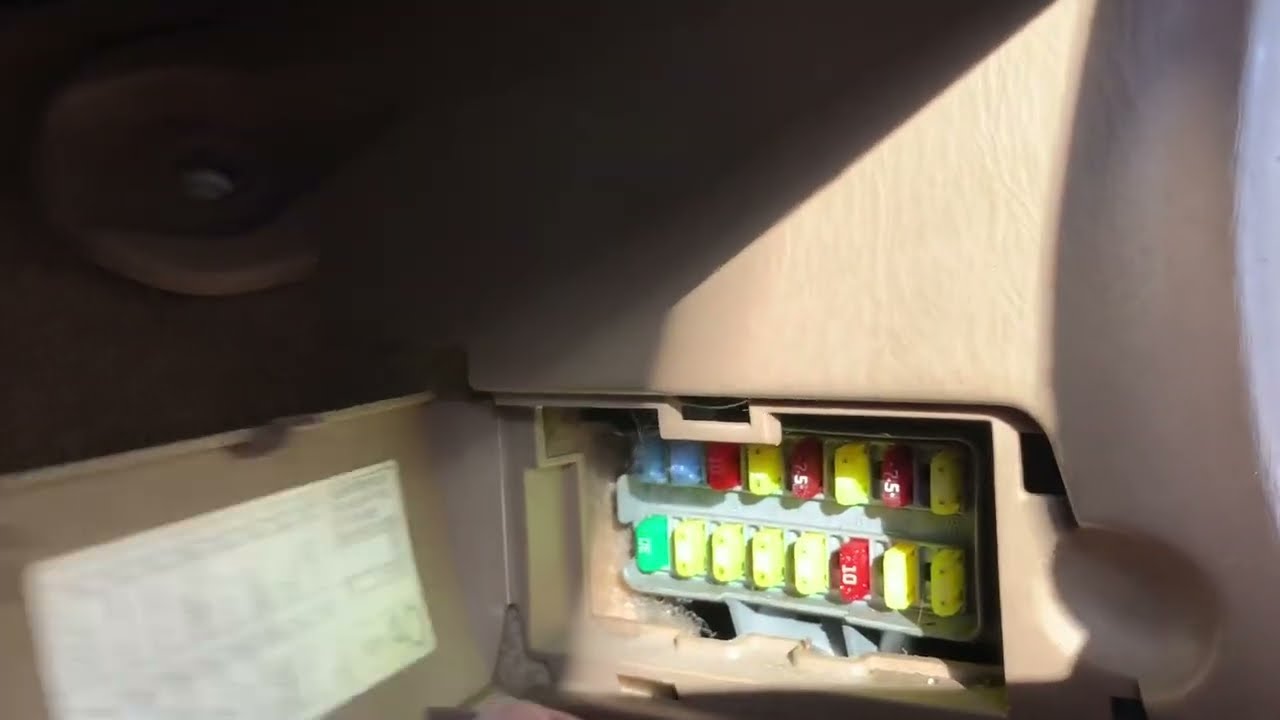2001-2006 Acura MDX Fuse Box Location & Relay Location