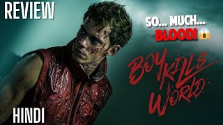 Boy Kills World Movie REVIEW | Hindi | Bill Skarsgård | Jessica Rothe